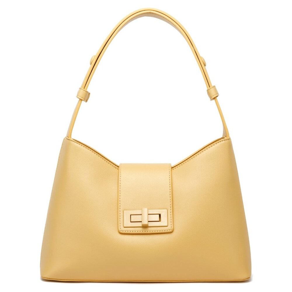 Like Dreams Brandy Turn Lock Small Shoulder Bag NWD Small Mustard